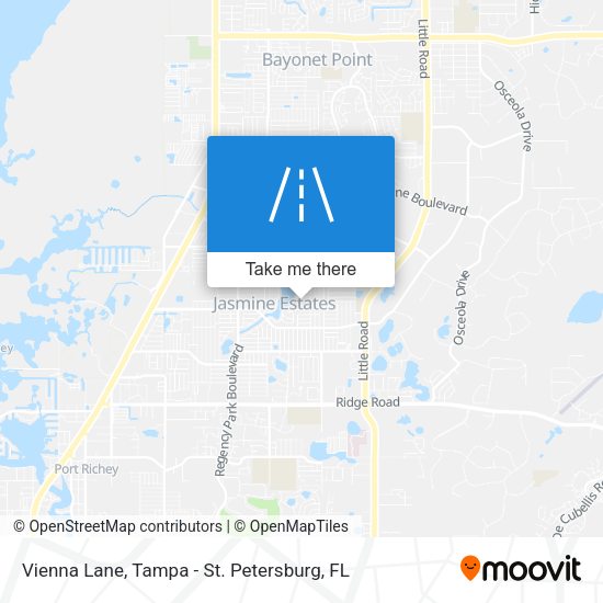 Vienna Lane map