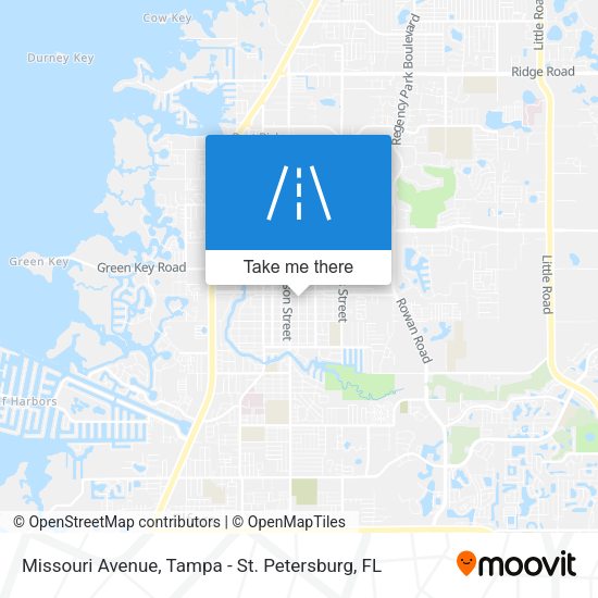 Mapa de Missouri Avenue