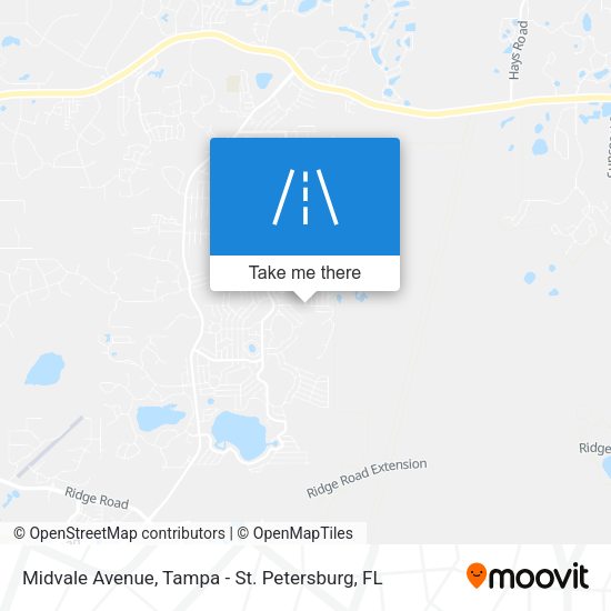 Midvale Avenue map