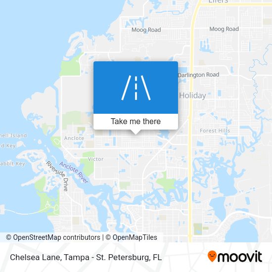 Chelsea Lane map