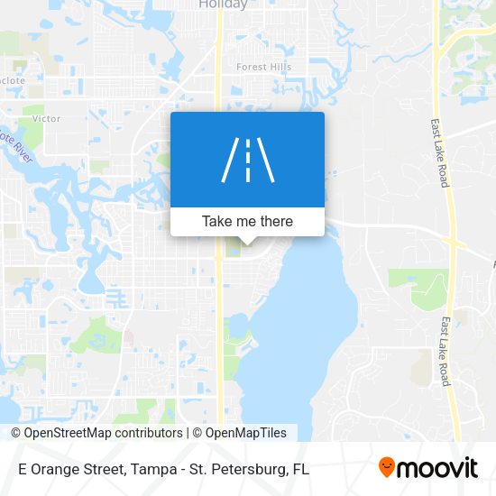 E Orange Street map