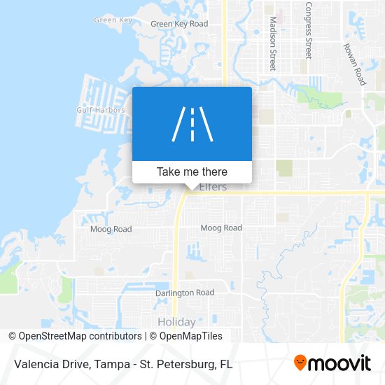 Valencia Drive map