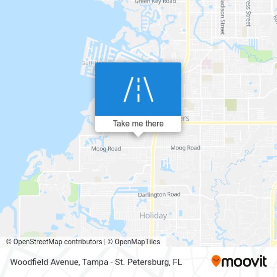 Mapa de Woodfield Avenue