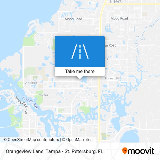 Orangeview Lane map