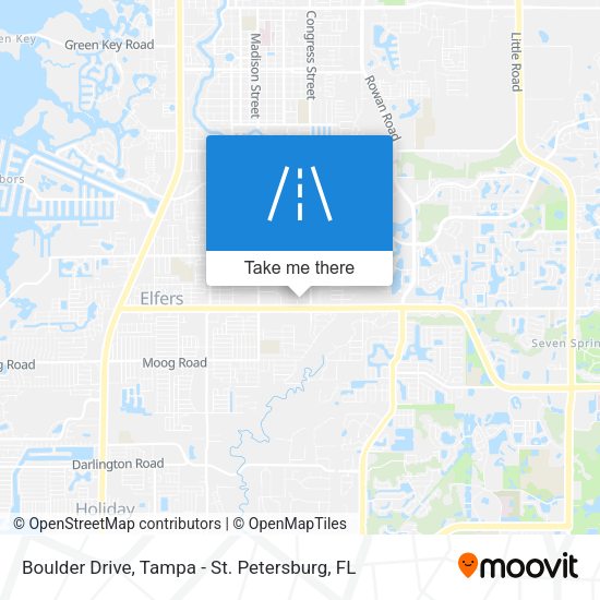 Mapa de Boulder Drive