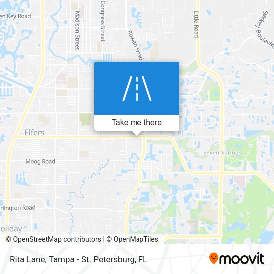 Rita Lane map