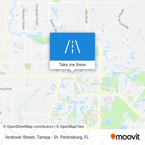 Andover Street map