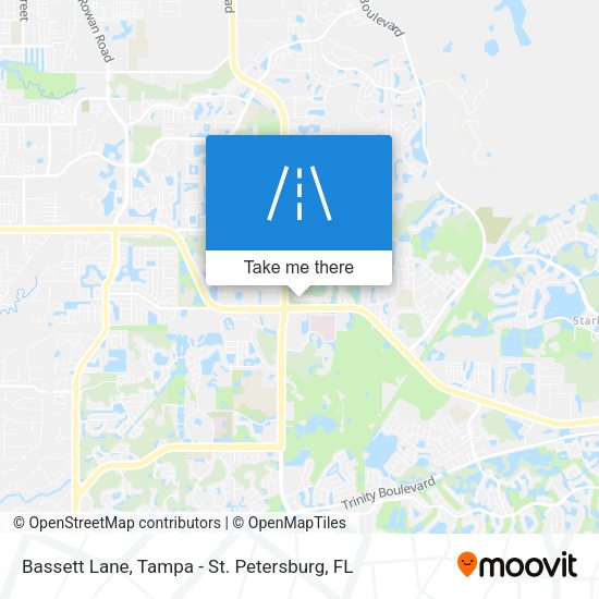 Bassett Lane map