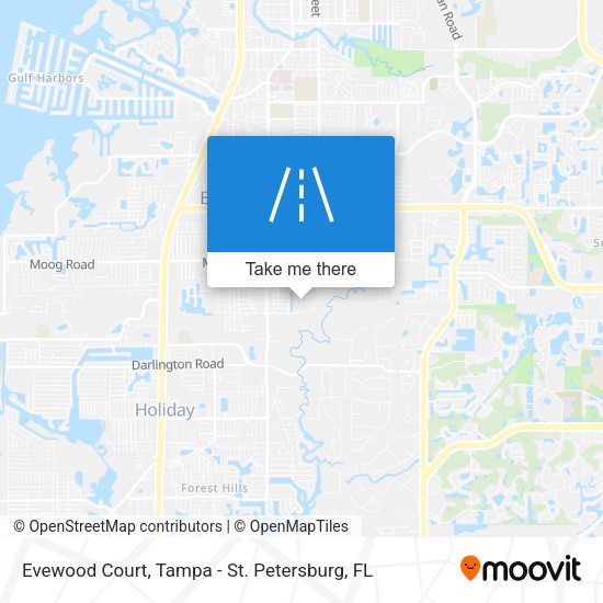 Mapa de Evewood Court