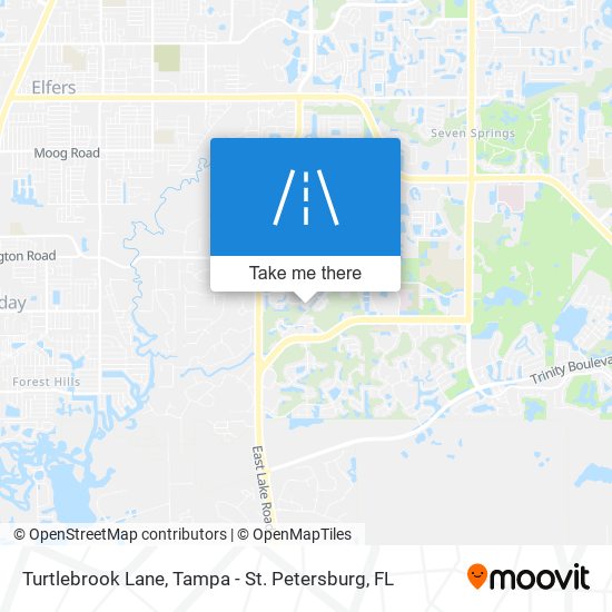 Turtlebrook Lane map