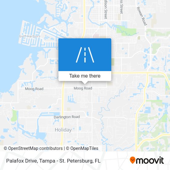 Mapa de Palafox Drive