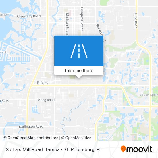 Sutters Mill Road map