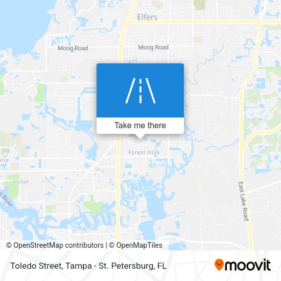 Toledo Street map