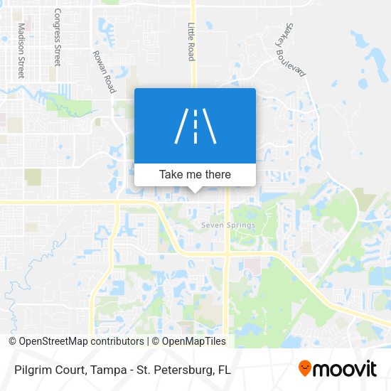 Pilgrim Court map