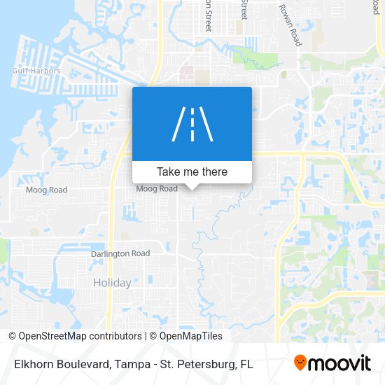 Elkhorn Boulevard map