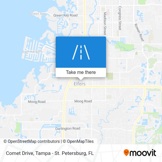 Comet Drive map