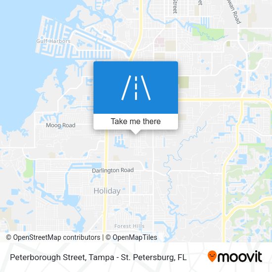 Peterborough Street map