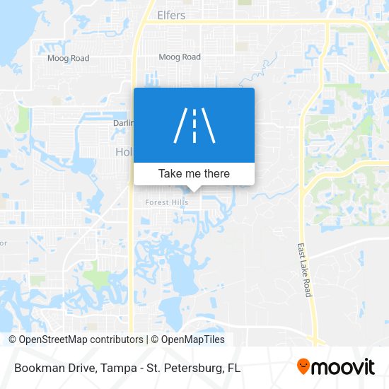 Mapa de Bookman Drive