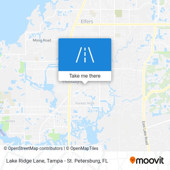 Lake Ridge Lane map