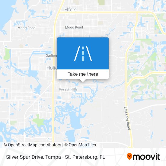 Silver Spur Drive map