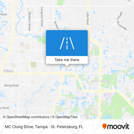MC Clung Drive map