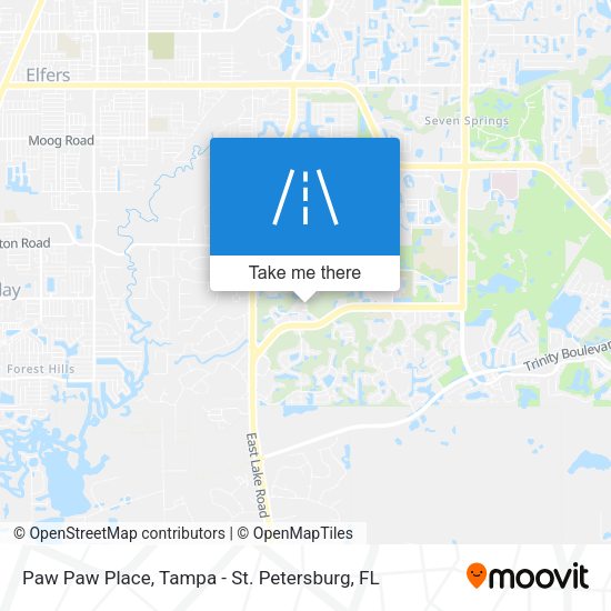 Paw Paw Place map
