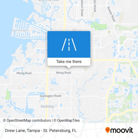 Drew Lane map