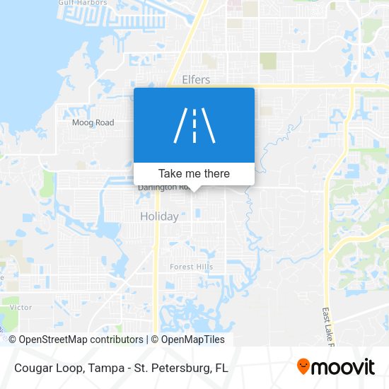 Cougar Loop map