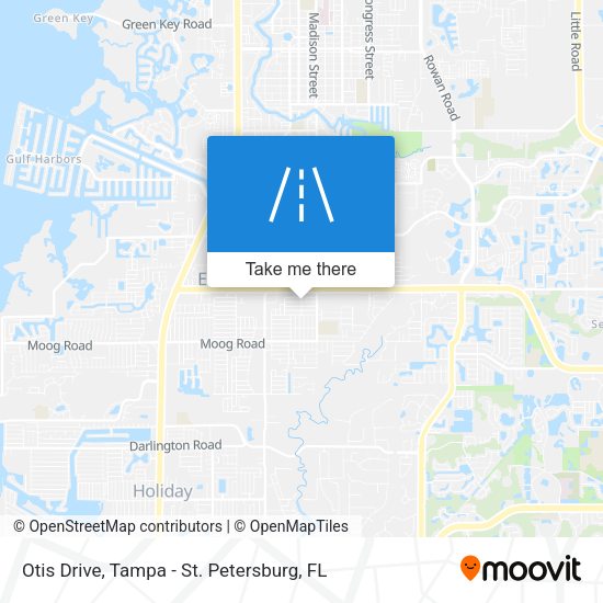 Otis Drive map
