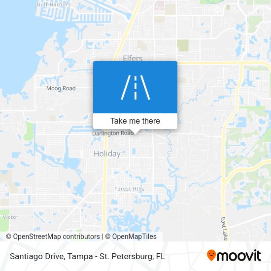 Mapa de Santiago Drive