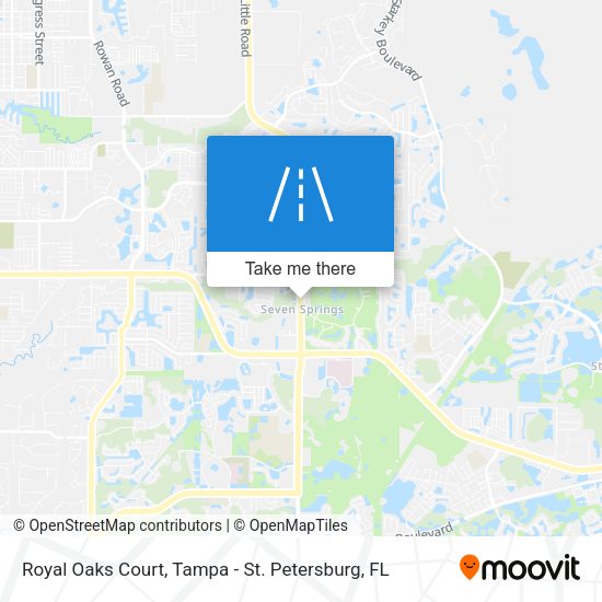 Mapa de Royal Oaks Court