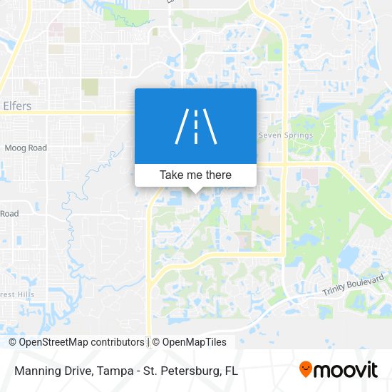 Mapa de Manning Drive