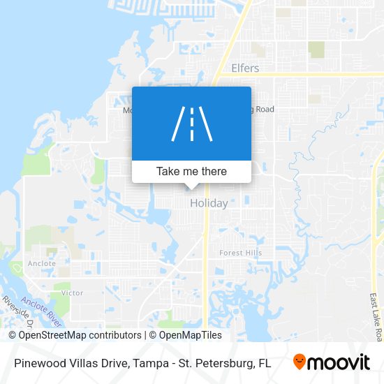 Pinewood Villas Drive map