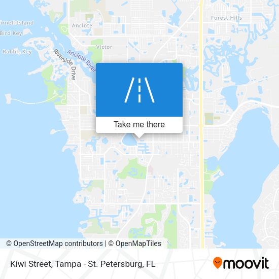 Mapa de Kiwi Street
