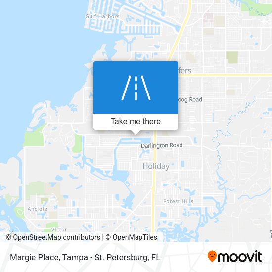 Margie Place map