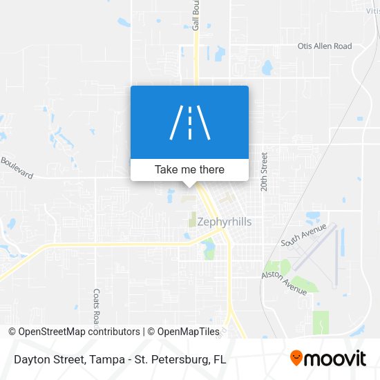 Dayton Street map