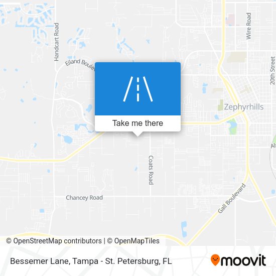 Bessemer Lane map
