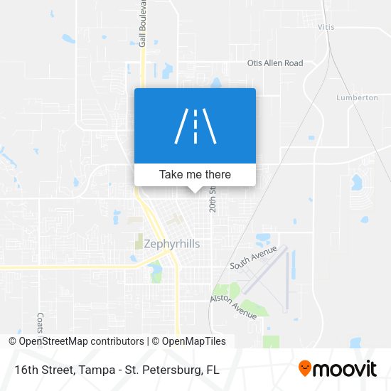 16th Street map