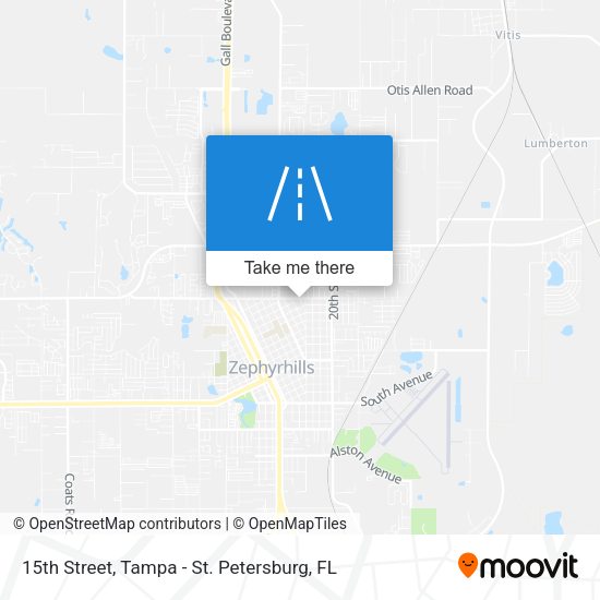 15th Street map