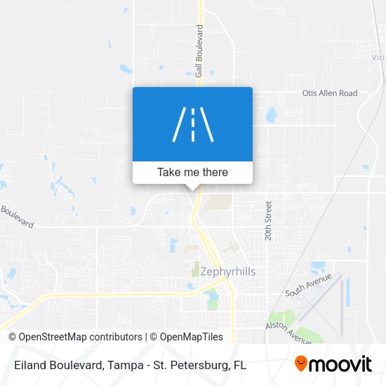 Eiland Boulevard map
