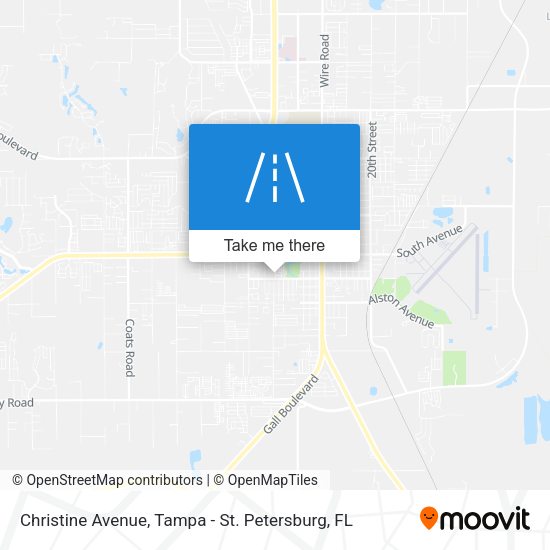 Mapa de Christine Avenue