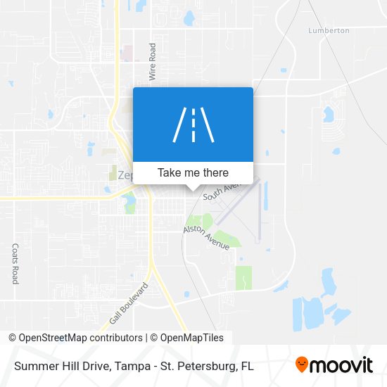 Summer Hill Drive map