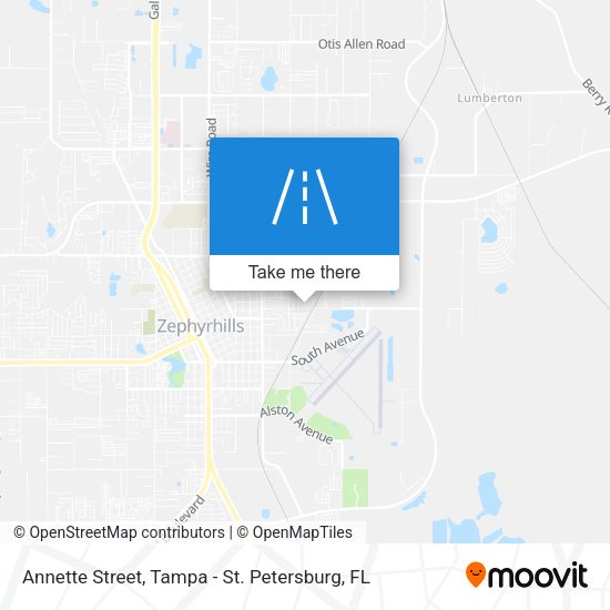 Annette Street map