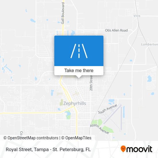 Royal Street map