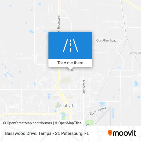 Mapa de Basswood Drive
