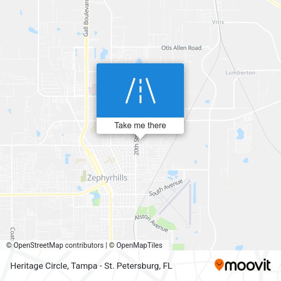 Heritage Circle map