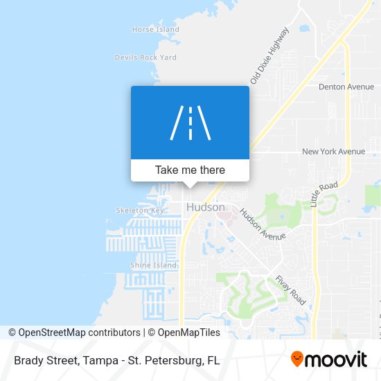Mapa de Brady Street