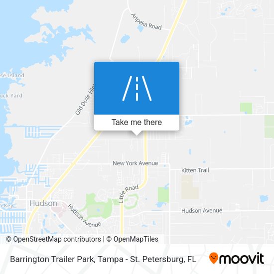 Barrington Trailer Park map