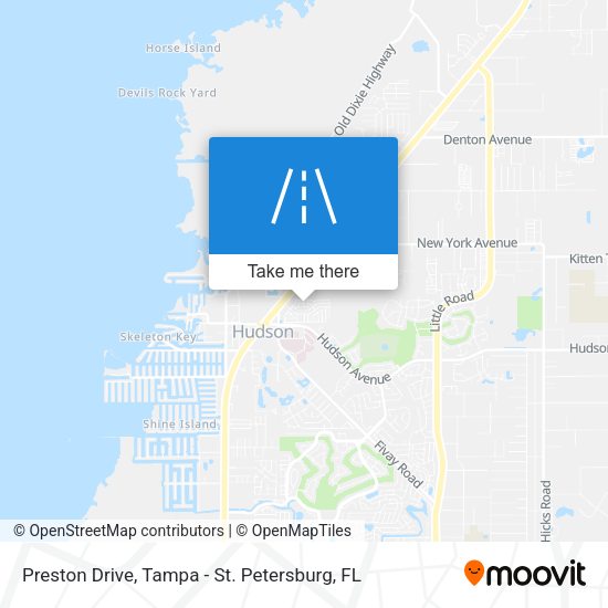 Preston Drive map