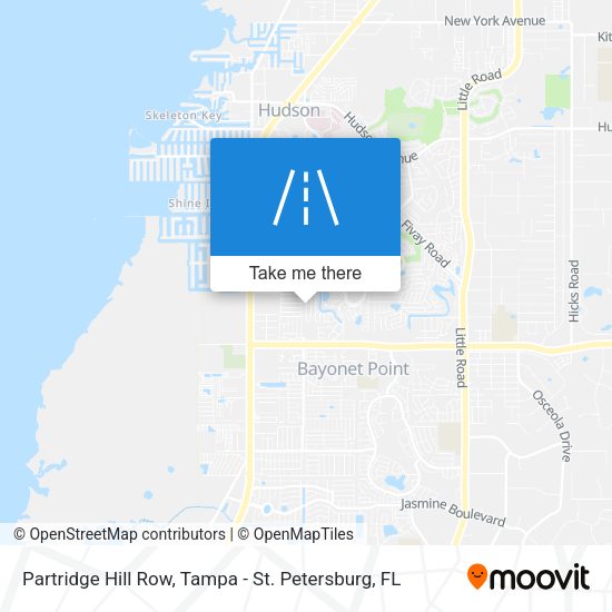 Partridge Hill Row map